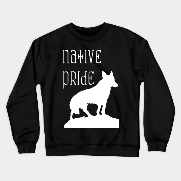 Native Pride Crewneck Sweatshirt by Meow Meow Designs